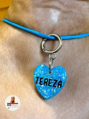 Tag Coração Azul Claro - Autelier do Rocky