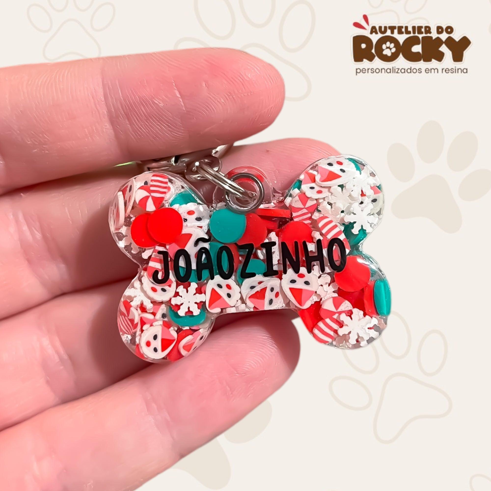 Tag Osso Natal - Autelier do Rocky