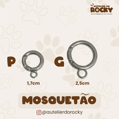 Tag Osso Roxo Mix - Autelier do Rocky