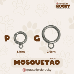 Tag Redonda Azul Celeste - Autelier do Rocky