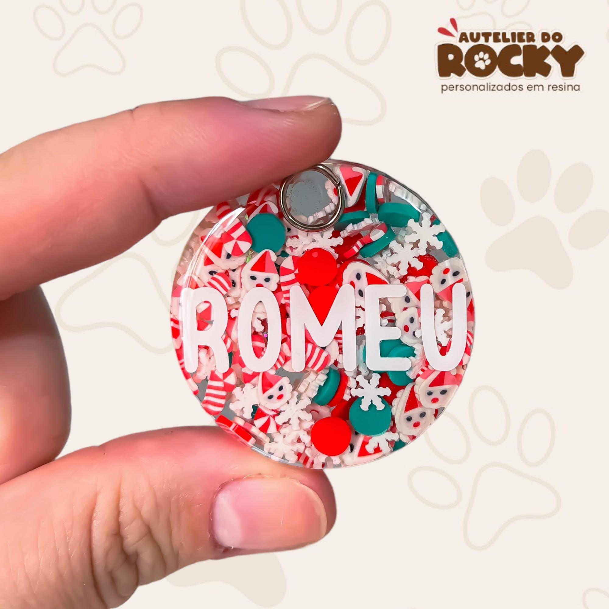 Tag Redonda Natal - Autelier do Rocky