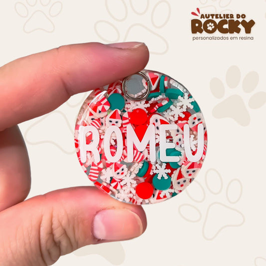 Tag Redonda Natal - Autelier do Rocky