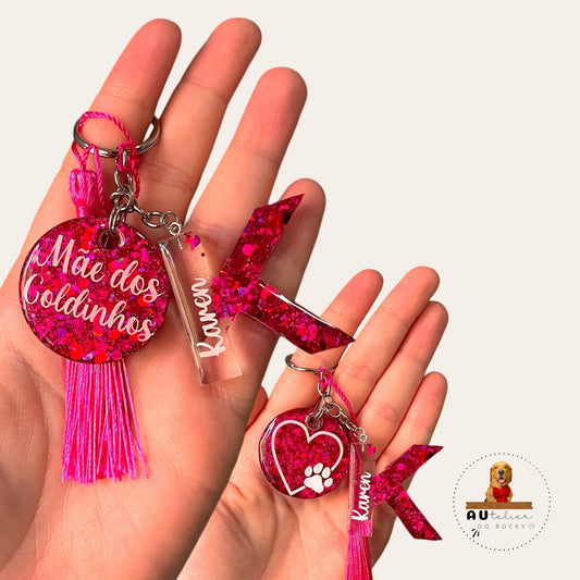 Chaveiro Mãe de Pet - Autelier do Rocky