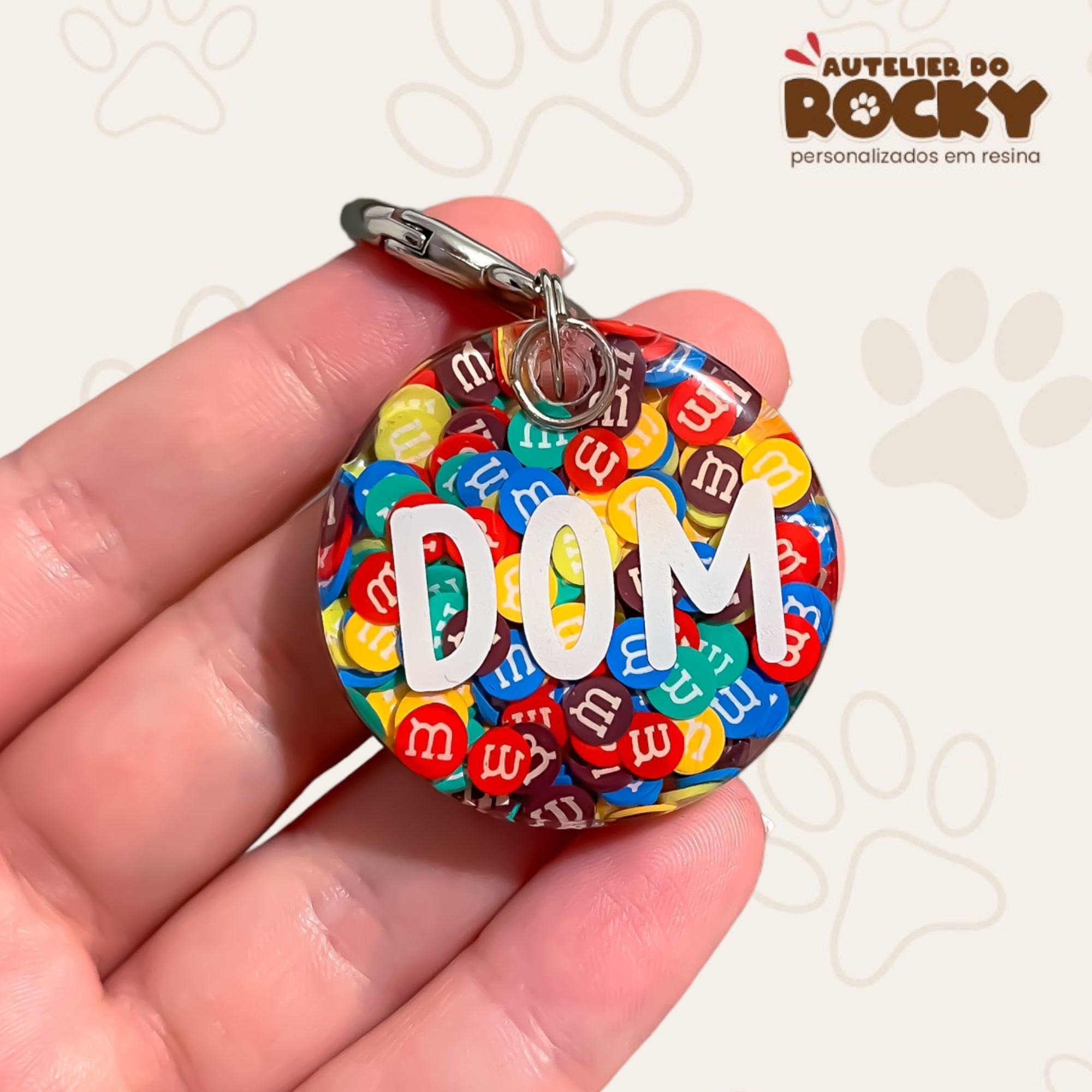 Tag Redonda M&Ms - Autelier do Rocky