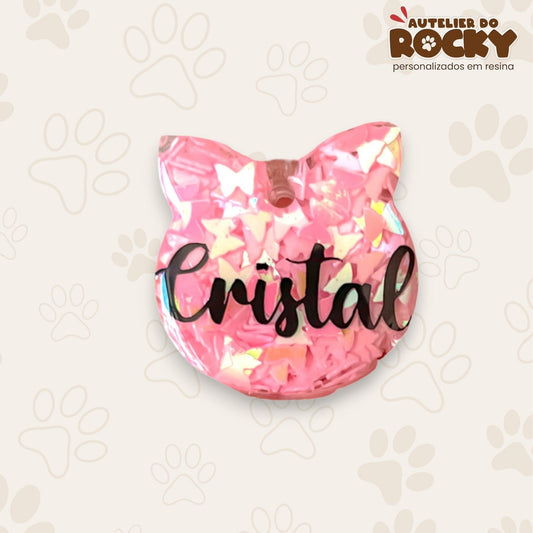 Tag Gatinho Borboletas - Autelier do Rocky