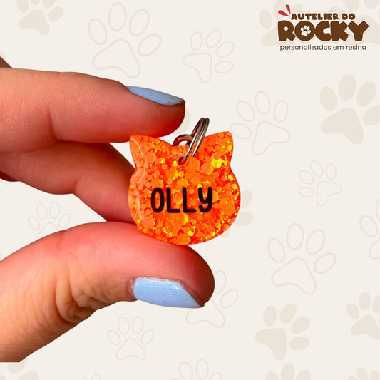 Tag Gatinho Laranja - Autelier do Rocky