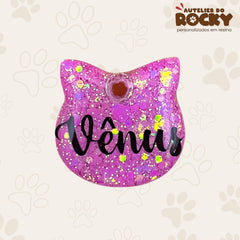 Tag Gatinho Lilás - Autelier do Rocky