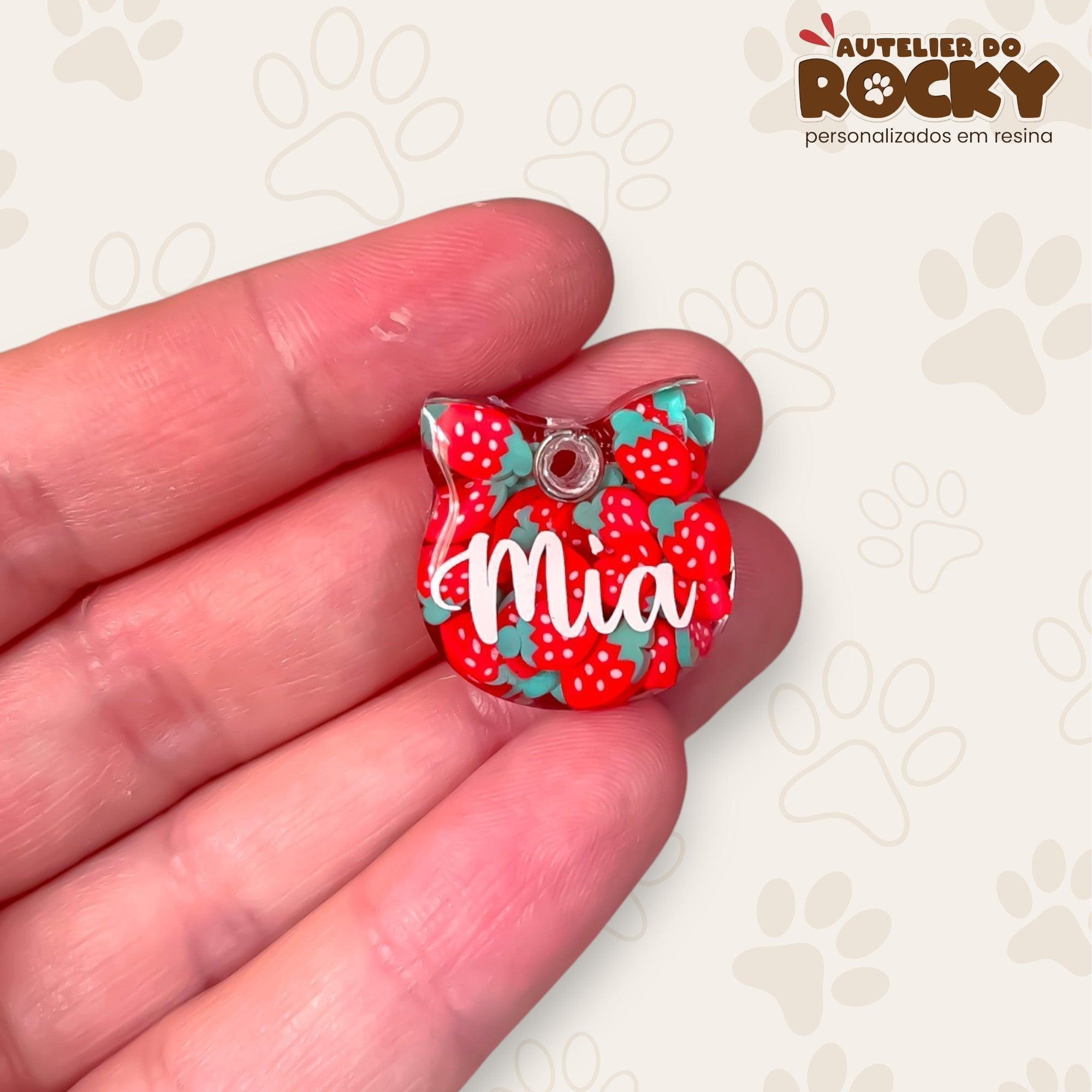 Tag Gatinho Morangos - Autelier do Rocky