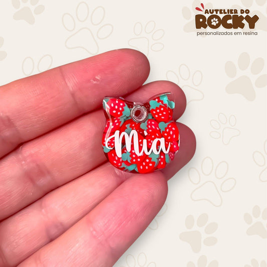 Tag Gatinho Morangos - Autelier do Rocky