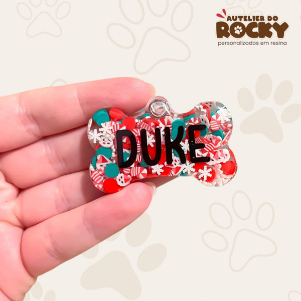 Tag Osso Natal - Autelier do Rocky