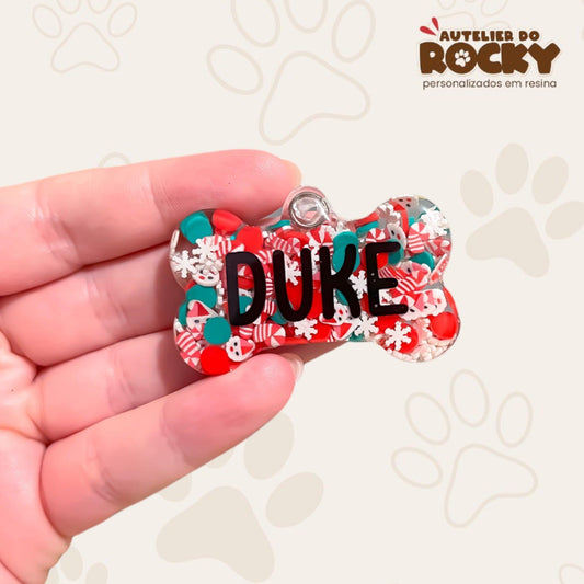 Tag Osso Natal - Autelier do Rocky