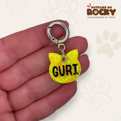 Tag Gatinho Amarelo - Autelier do Rocky