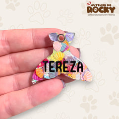 Tag Sereia Conchas - Autelier do Rocky