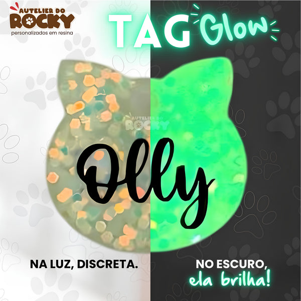 Tag Glow Gatinho
